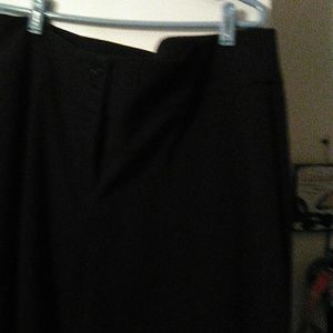 Black dress trousers